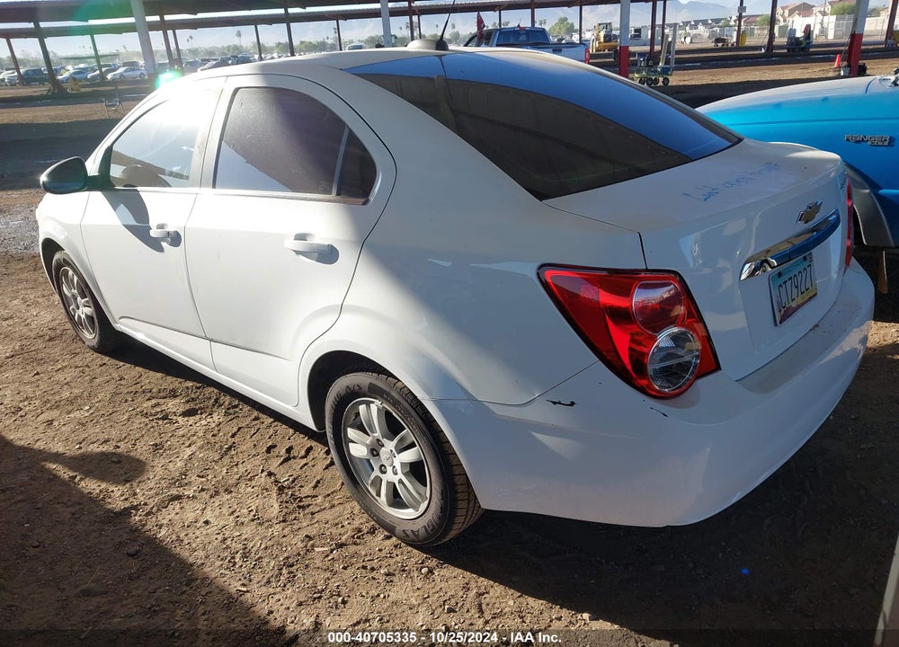2016 CHEVROLET SONIC LT AUTO VIN: 1G1JC5SH3G4135769