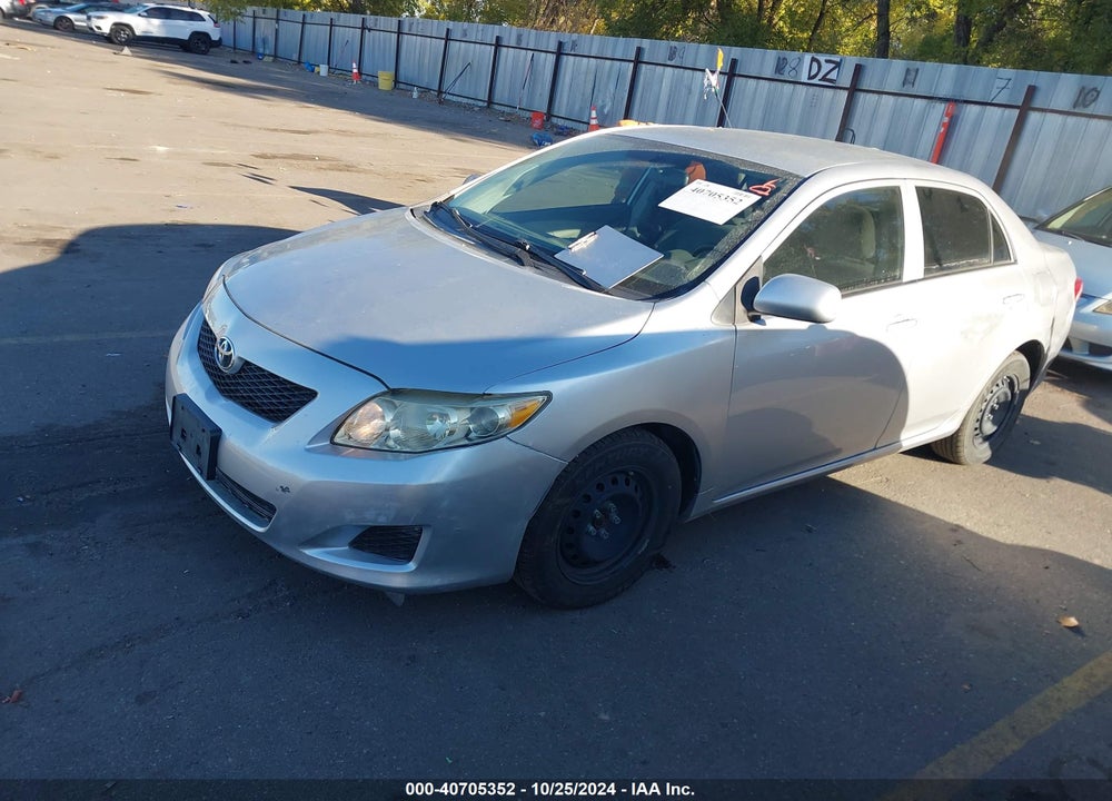 2009 TOYOTA COROLLA LE VIN: JTDBL40E59J012736