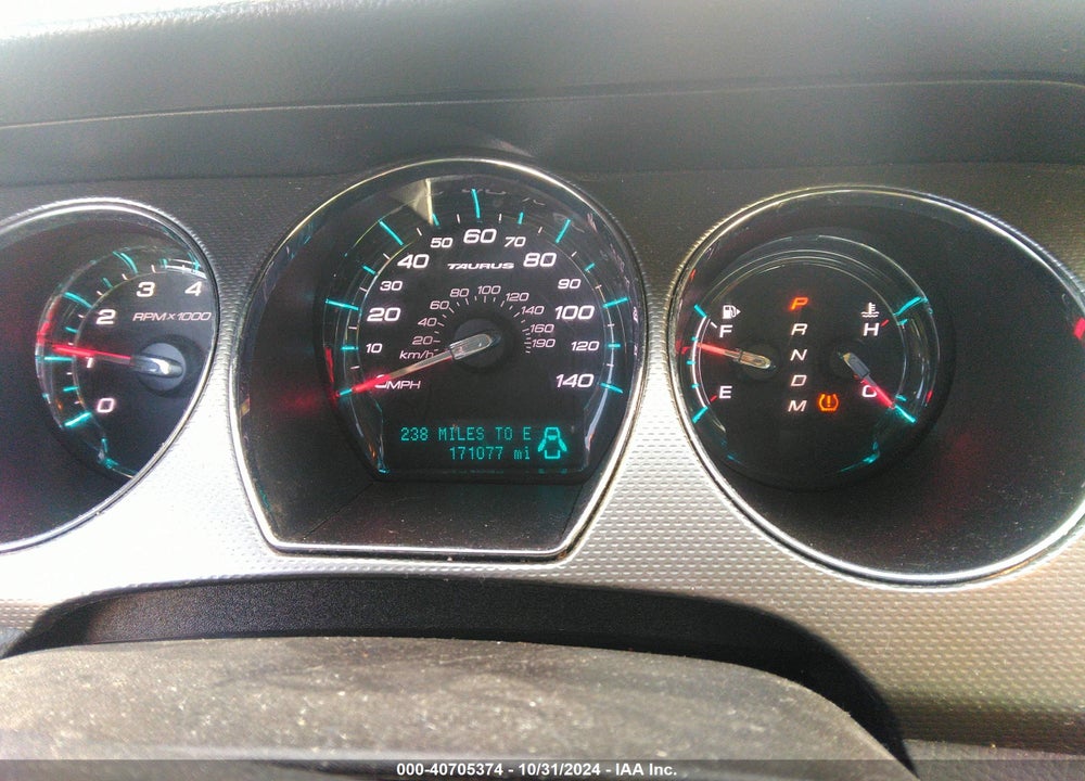 2012 FORD TAURUS VIN: 1FAHP2EW6CG135167