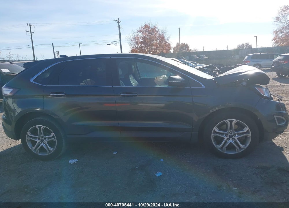 2015 FORD EDGE TITANIUM VIN: 2FMTK4K88FBC08955