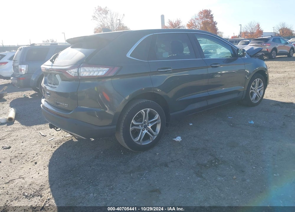 2015 FORD EDGE TITANIUM VIN: 2FMTK4K88FBC08955