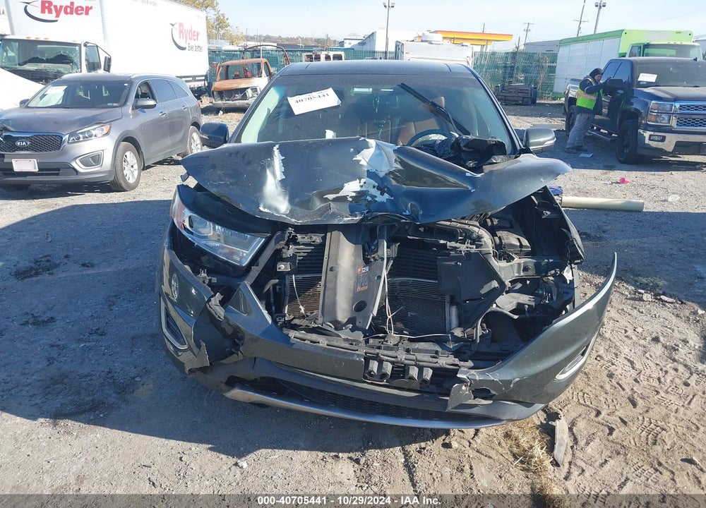 2015 FORD EDGE TITANIUM VIN: 2FMTK4K88FBC08955