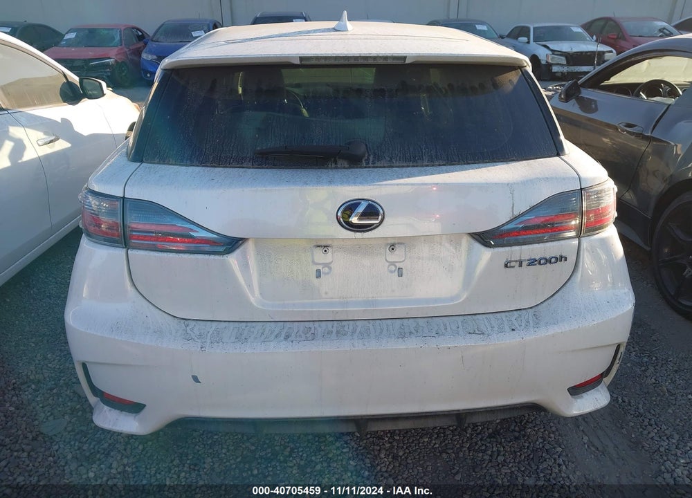 2016 LEXUS CT 200H VIN: JTHKD5BHXG2269567