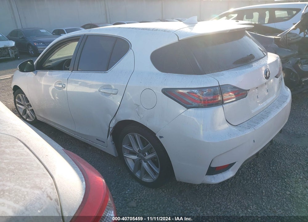 2016 LEXUS CT 200H VIN: JTHKD5BHXG2269567