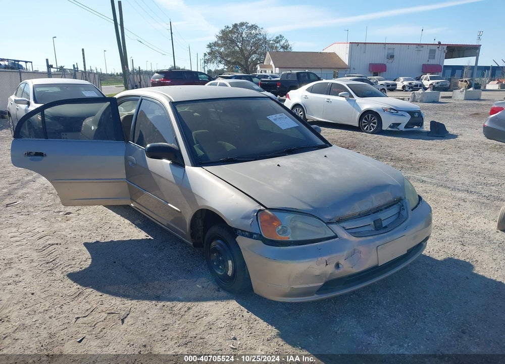 2002 HONDA CIVIC LX VIN: 2HGES16552H599633
