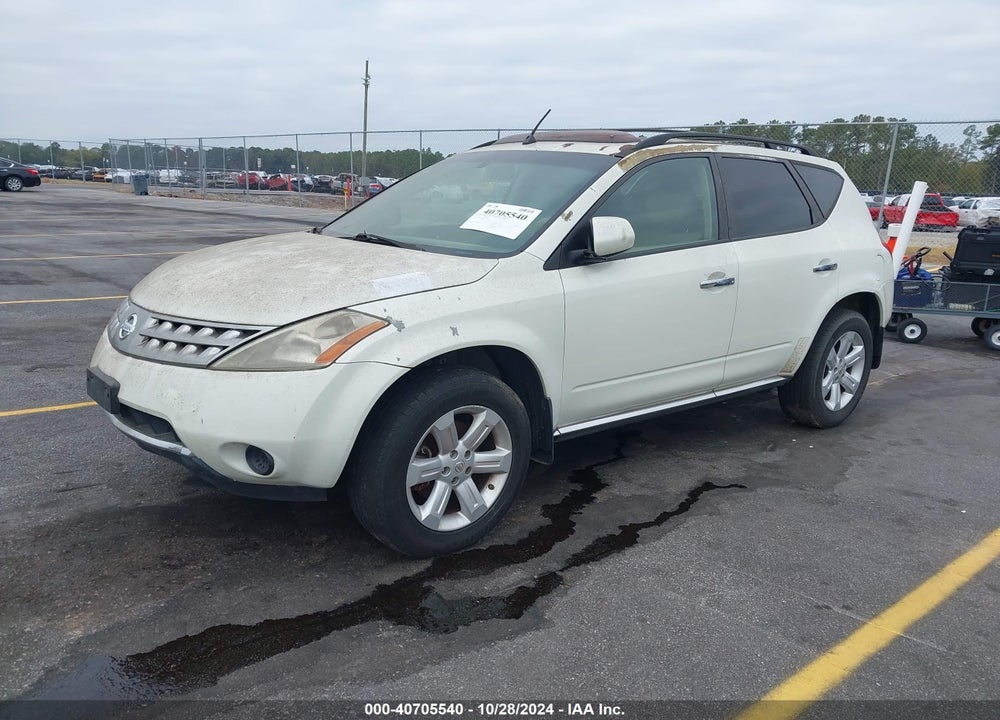 2007 NISSAN MURANO SL VIN: JN8AZ08TX7W503538