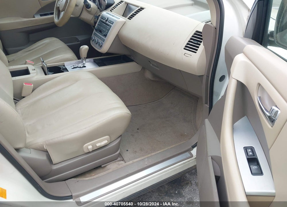 2007 NISSAN MURANO SL VIN: JN8AZ08TX7W503538