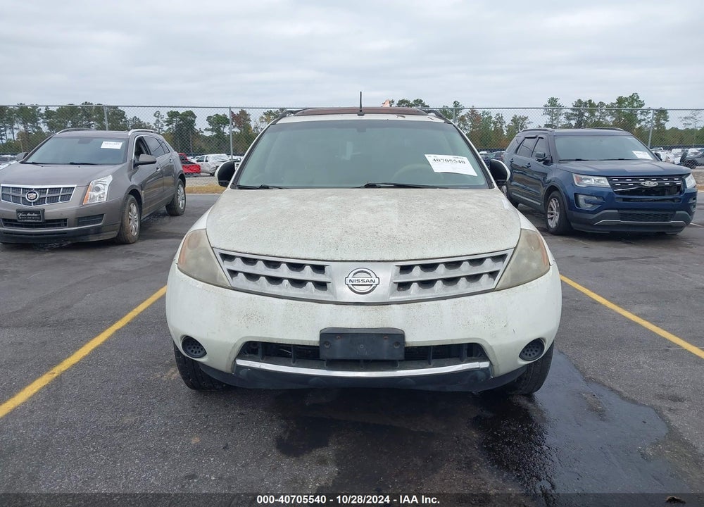 2007 NISSAN MURANO SL VIN: JN8AZ08TX7W503538