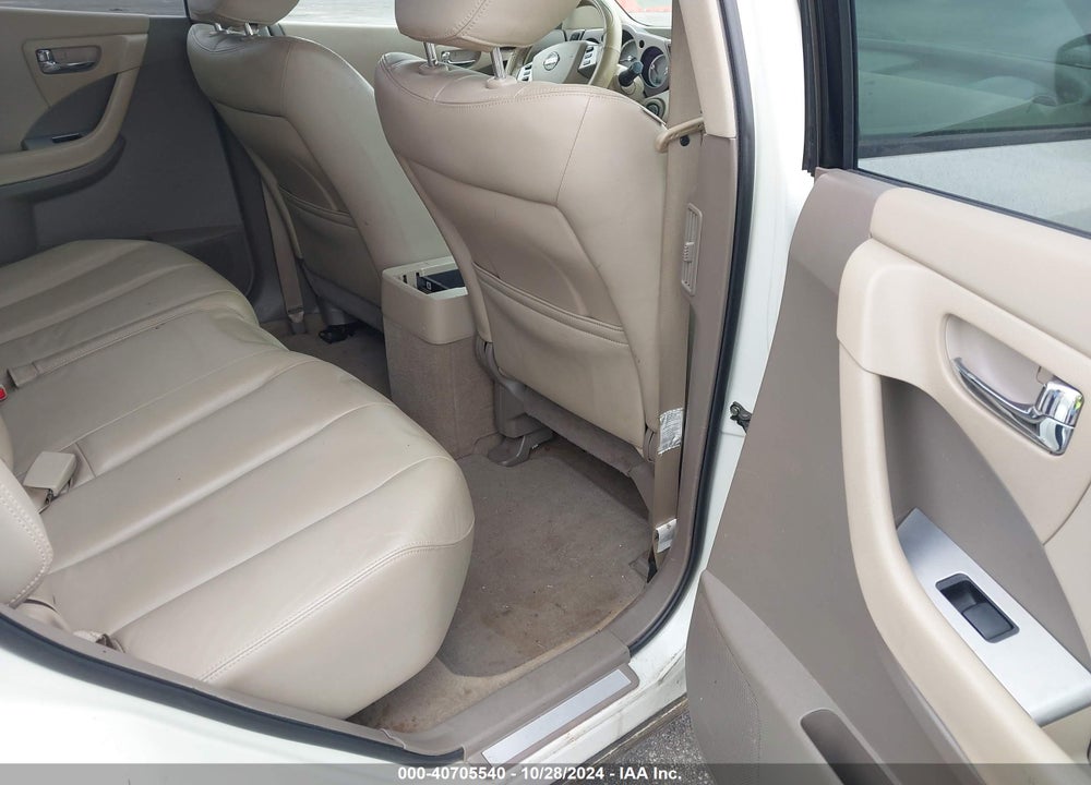 2007 NISSAN MURANO SL VIN: JN8AZ08TX7W503538