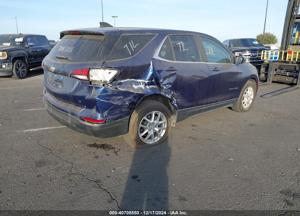 2022 CHEVROLET EQUINOX FWD LT VIN: 3GNAXKEV3NL194136