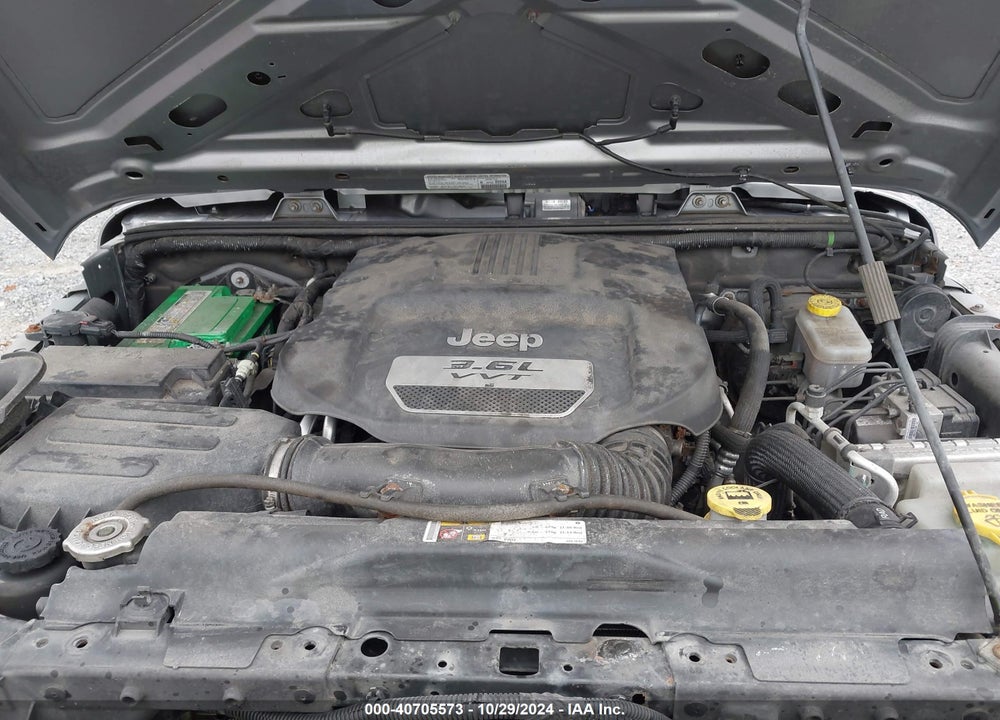 2013 JEEP WRANGLER SPORT VIN: 1C4AJWAG0DL691812