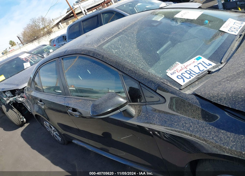 2022 TOYOTA COROLLA HYBRID LE VIN: JTDEAMDE8NJ060237