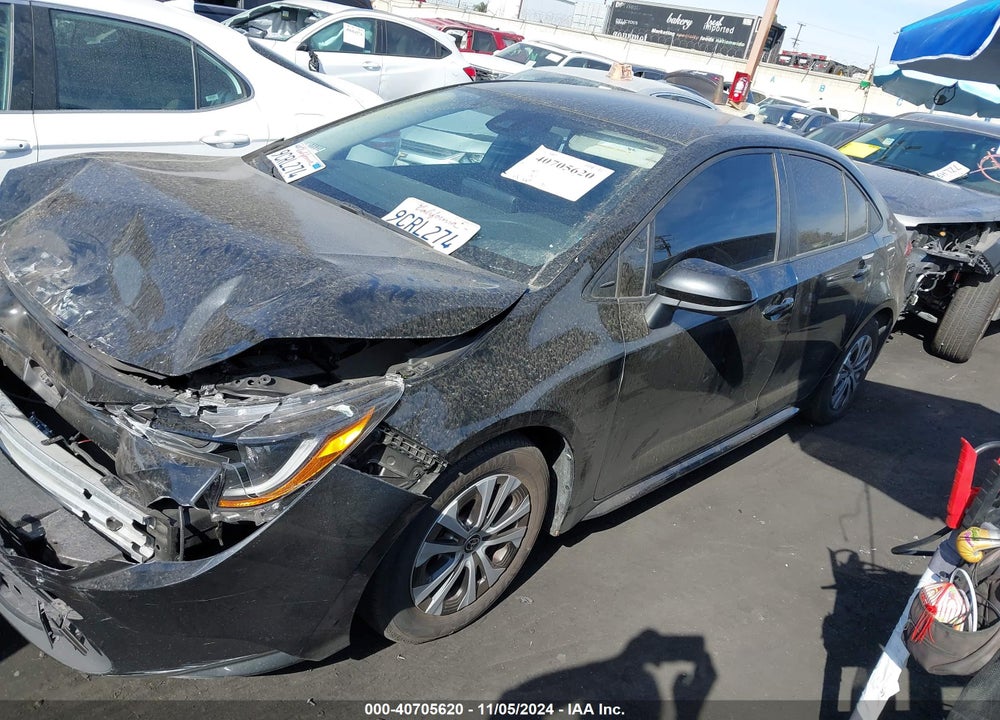 2022 TOYOTA COROLLA HYBRID LE VIN: JTDEAMDE8NJ060237