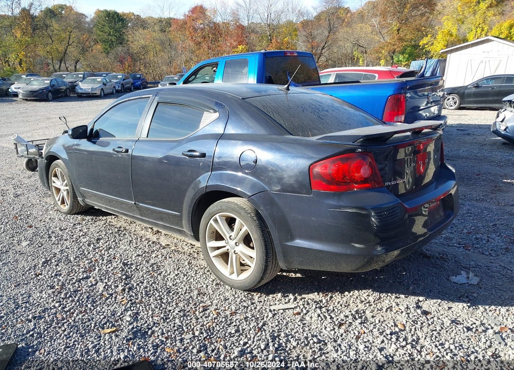 2012 DODGE AVENGER SXT PLUS VIN: 1C3CDZEG0CN251558