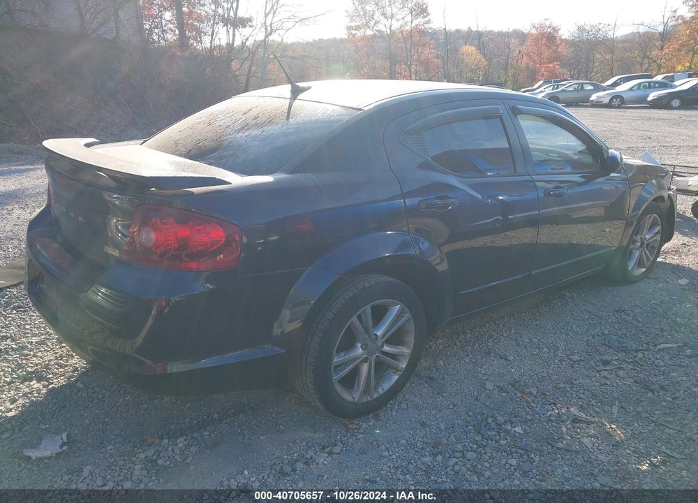 2012 DODGE AVENGER SXT PLUS VIN: 1C3CDZEG0CN251558