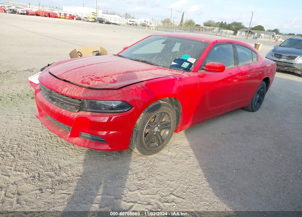 2022 DODGE CHARGER SXT RWD VIN: 2C3CDXBG7NH216200