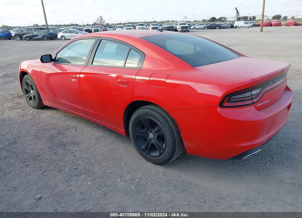 2022 DODGE CHARGER SXT RWD VIN: 2C3CDXBG7NH216200
