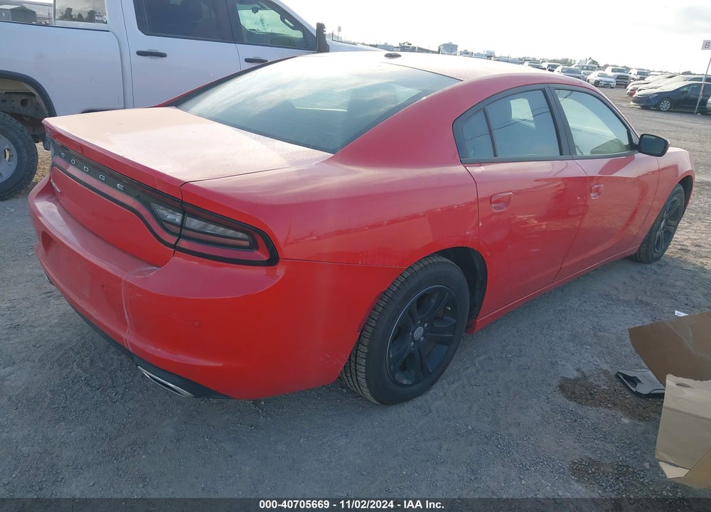 2022 DODGE CHARGER SXT RWD VIN: 2C3CDXBG7NH216200