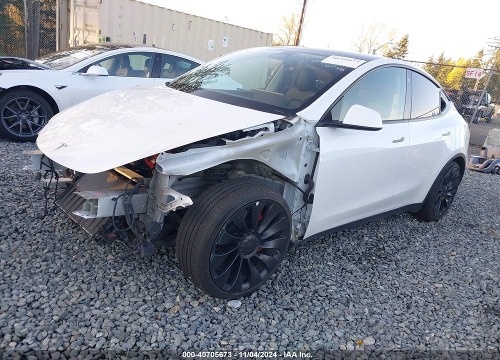 2023 TESLA MODEL Y AWD/PERFORMANCE DUAL MOTOR ALL-WHEEL DRIVE VIN: 7SAYGDEF8PF663950