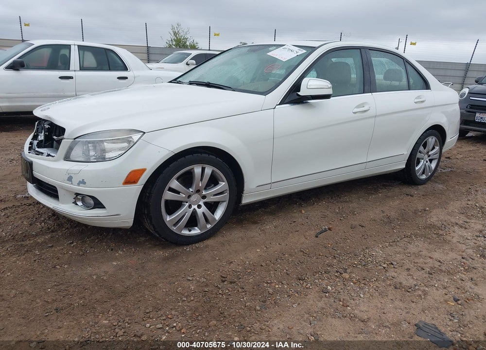 2008 MERCEDES-BENZ C VIN: WDDGF54X58F180138