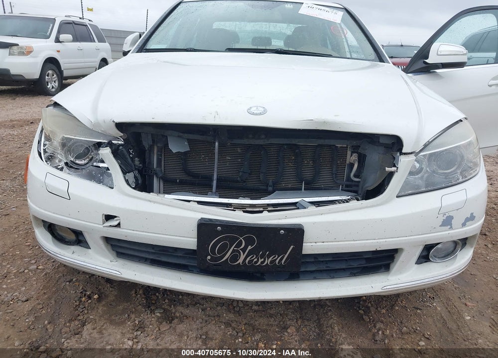 2008 MERCEDES-BENZ C VIN: WDDGF54X58F180138