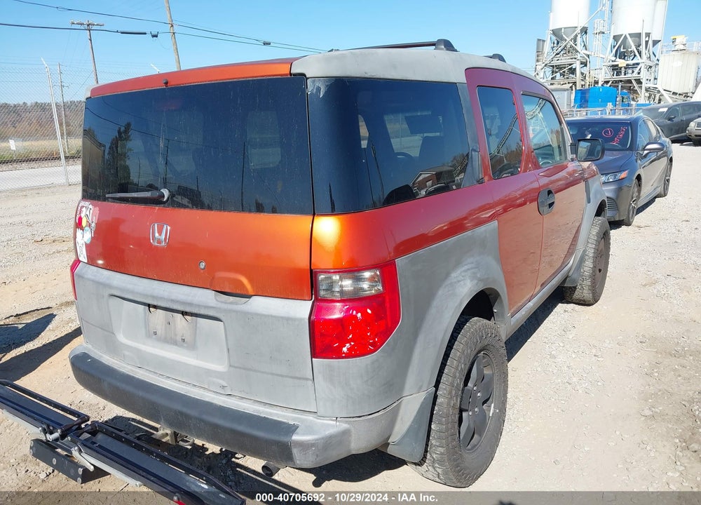 2004 HONDA ELEMENT EX VIN: 5J6YH28504L009674