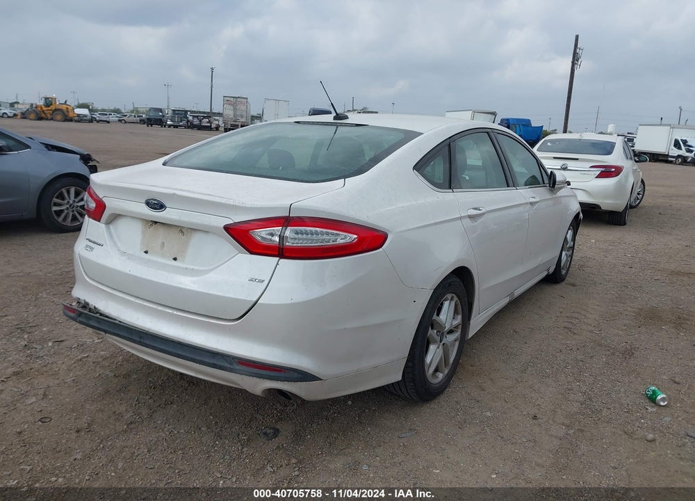 2016 FORD FUSION SE VIN: 3FA6P0H71GR367111