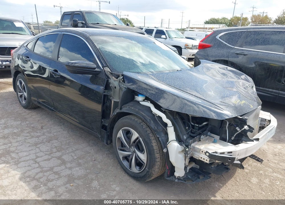2019 HONDA CIVIC LX VIN: 19XFC2F68KE042886