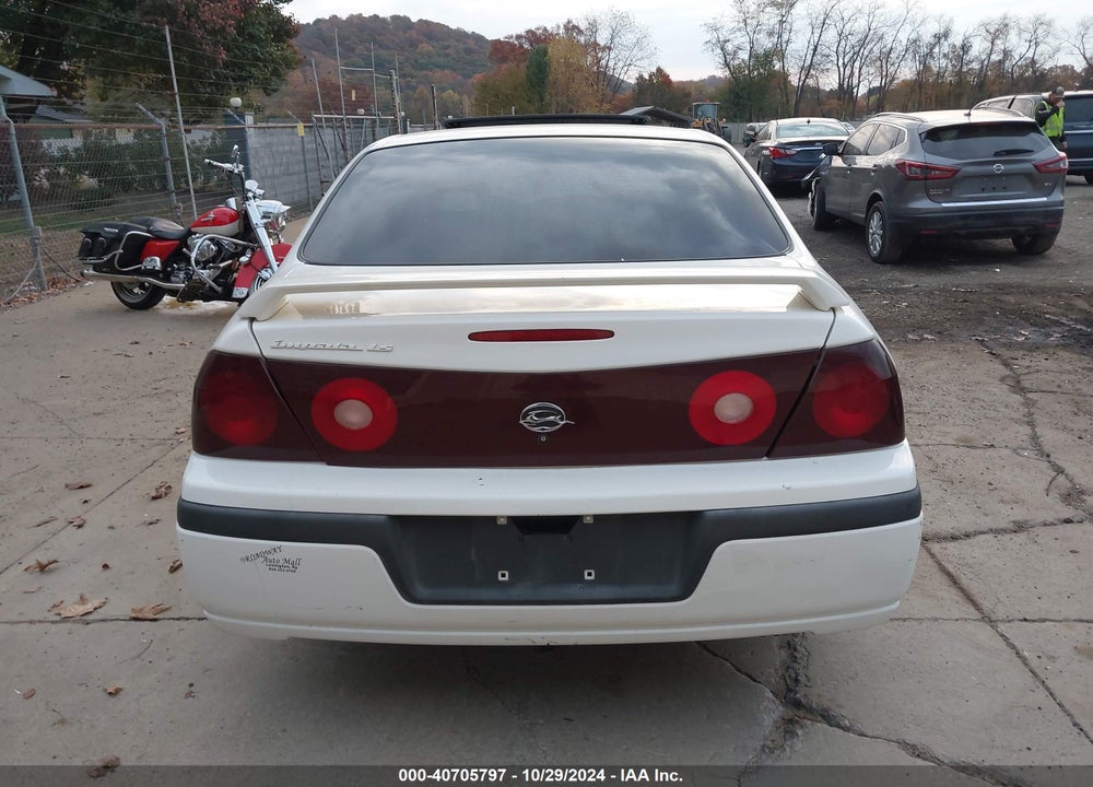 2002 CHEVROLET IMPALA LS VIN: 2G1WH55K729208467