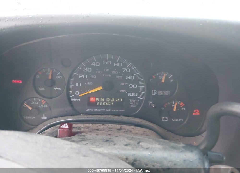 2000 GMC SAVANA CUTAWAY G3500 VIN: 1GDHG31RXY1198312