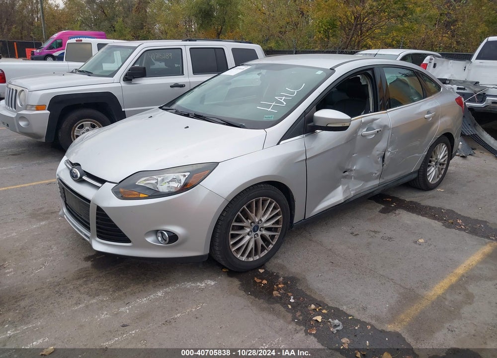 2014 FORD FOCUS TITANIUM VIN: 1FADP3J29EL236821