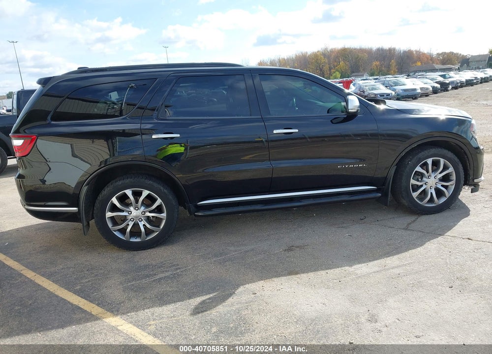 2017 DODGE DURANGO CITADEL ANODIZED PLATINUM AWD VIN: 1C4RDJEG7HC681548