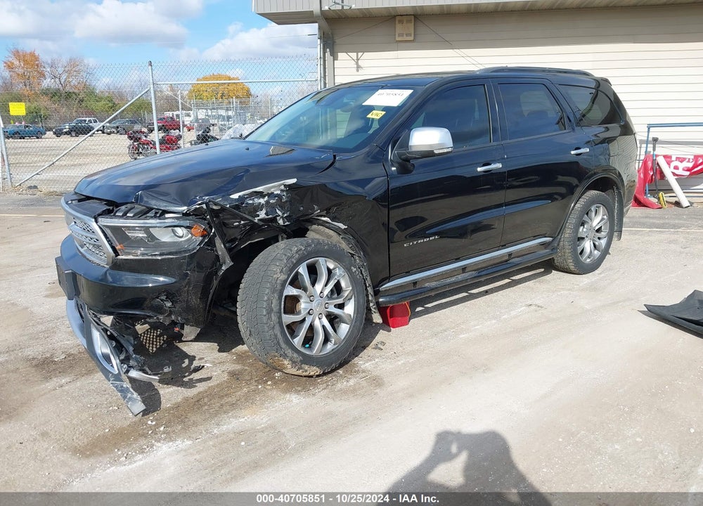2017 DODGE DURANGO CITADEL ANODIZED PLATINUM AWD VIN: 1C4RDJEG7HC681548