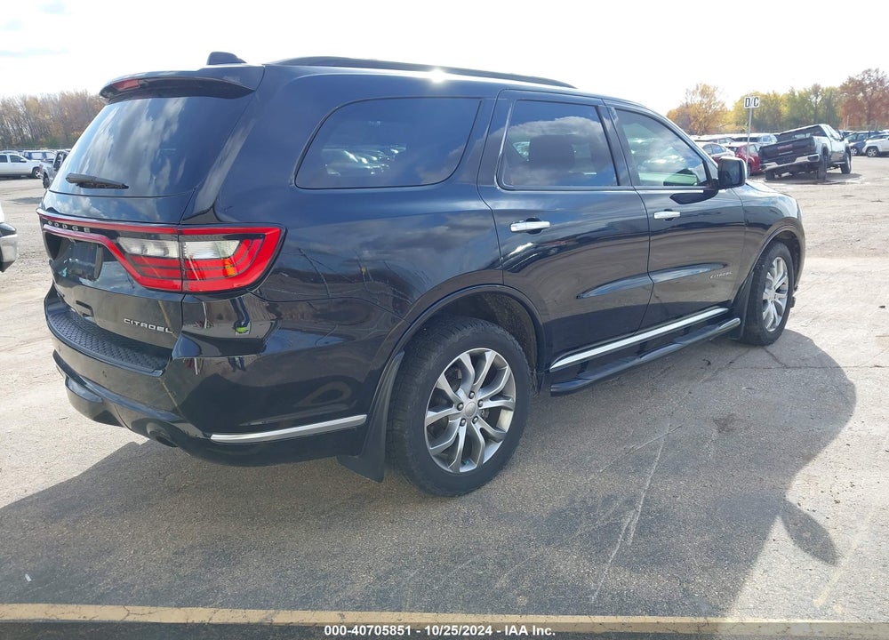 2017 DODGE DURANGO CITADEL ANODIZED PLATINUM AWD VIN: 1C4RDJEG7HC681548