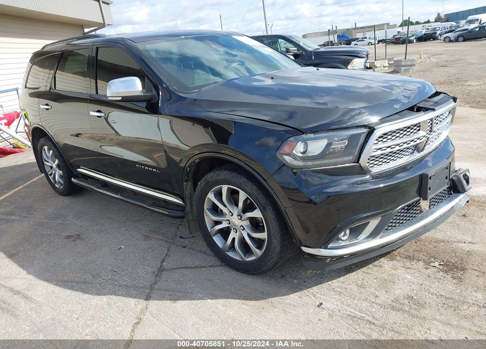 2017 DODGE DURANGO CITADEL ANODIZED PLATINUM AWD VIN: 1C4RDJEG7HC681548