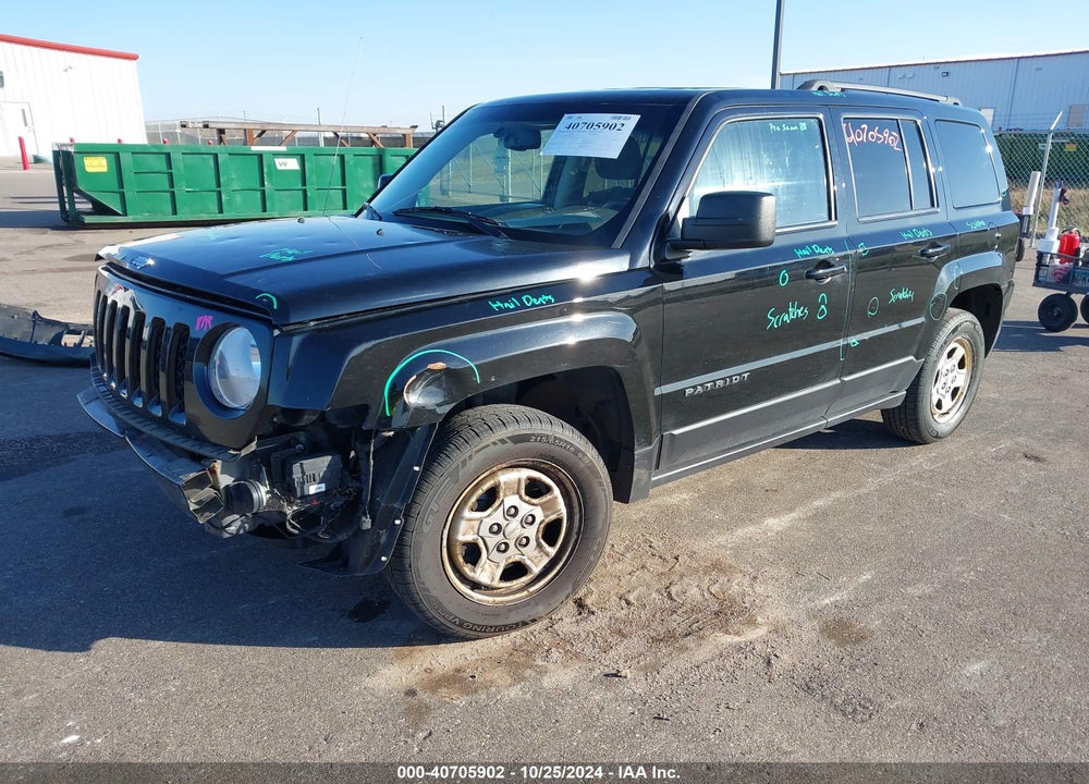 2016 JEEP PATRIOT SPORT VIN: 1C4NJPBBXGD761874