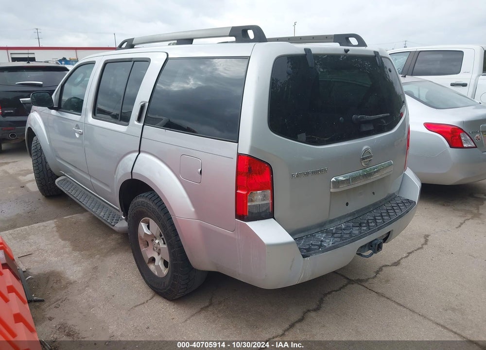 2011 NISSAN PATHFINDER S VIN: 5N1AR1NN1BC623919