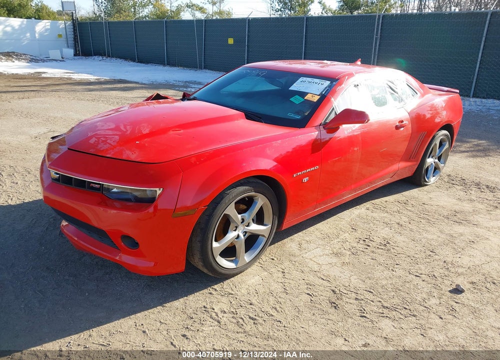 2014 CHEVROLET CAMARO LT VIN: 2G1FB1E35E9315217