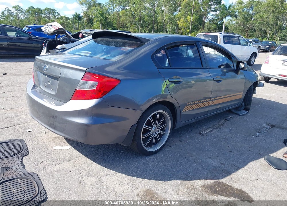 2012 HONDA CIVIC LX VIN: 19XFB2E53CE064680