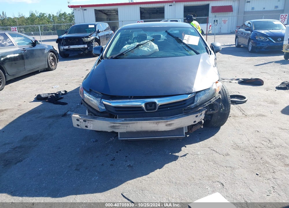 2012 HONDA CIVIC LX VIN: 19XFB2E53CE064680