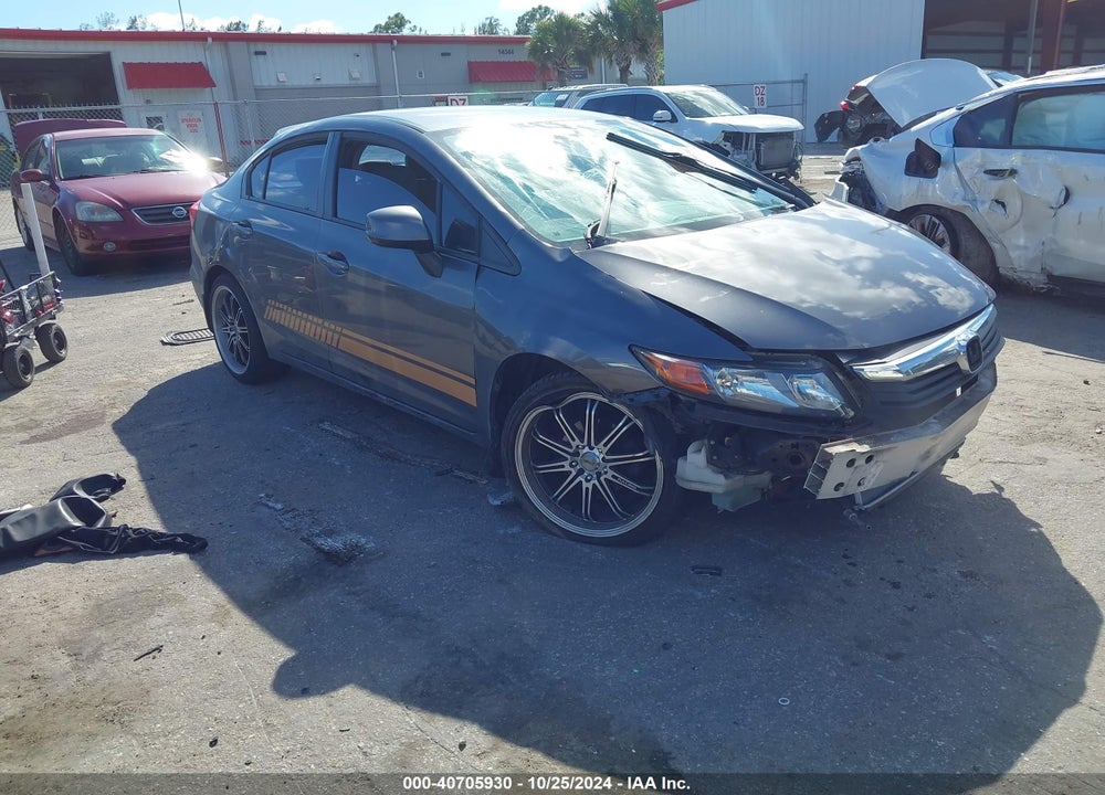 2012 HONDA CIVIC LX VIN: 19XFB2E53CE064680