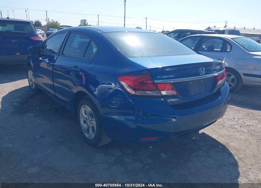 2014 HONDA CIVIC LX VIN: 19XFB2F51EE024244