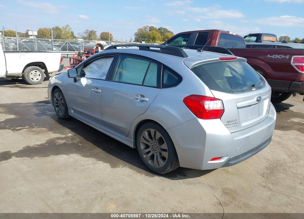 2014 SUBARU IMPREZA 2.0I SPORT PREMIUM VIN: JF1GPAL6XE8220566