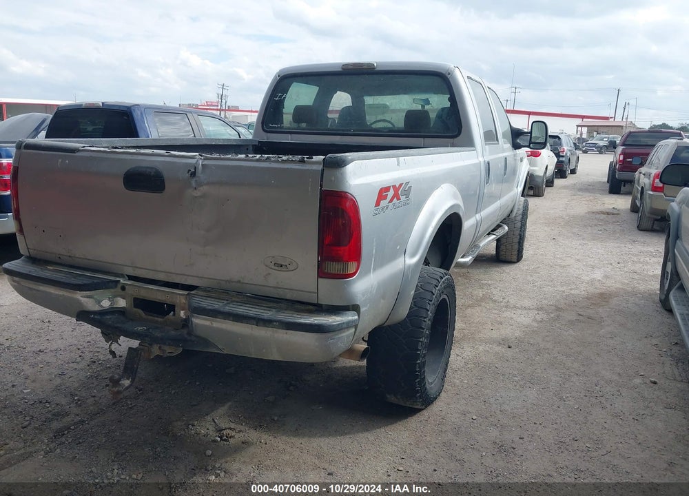 2004 FORD F250 SUPER DUTY VIN: 1FTNW21L24EC16207