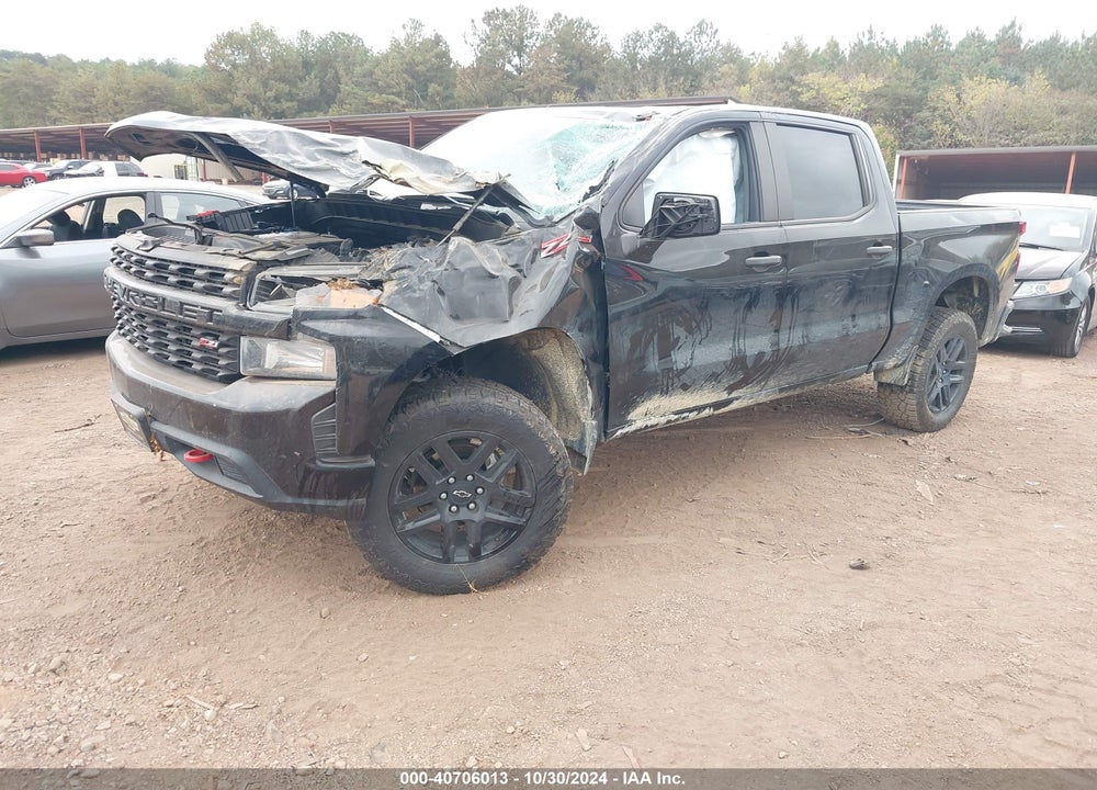 2022 CHEVROLET SILVERADO 1500 LTD 4WD SHORT BED CUSTOM TRAIL BOSS VIN: 3GCPYCEL8NG107957