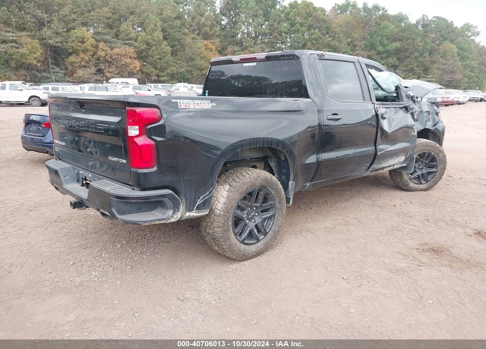 2022 CHEVROLET SILVERADO 1500 LTD 4WD SHORT BED CUSTOM TRAIL BOSS VIN: 3GCPYCEL8NG107957
