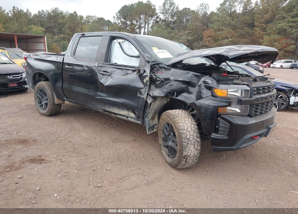 2022 CHEVROLET SILVERADO 1500 LTD 4WD SHORT BED CUSTOM TRAIL BOSS VIN: 3GCPYCEL8NG107957