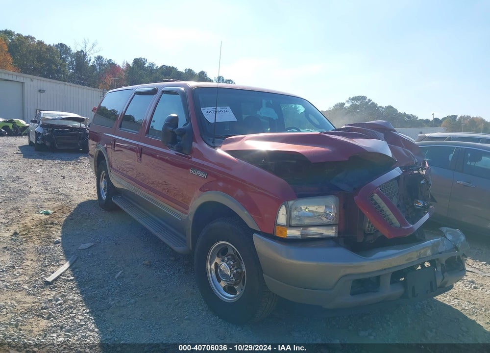 2003 FORD EXCURSION EDDIE BAUER VIN: 1FMNU44P23EC79558