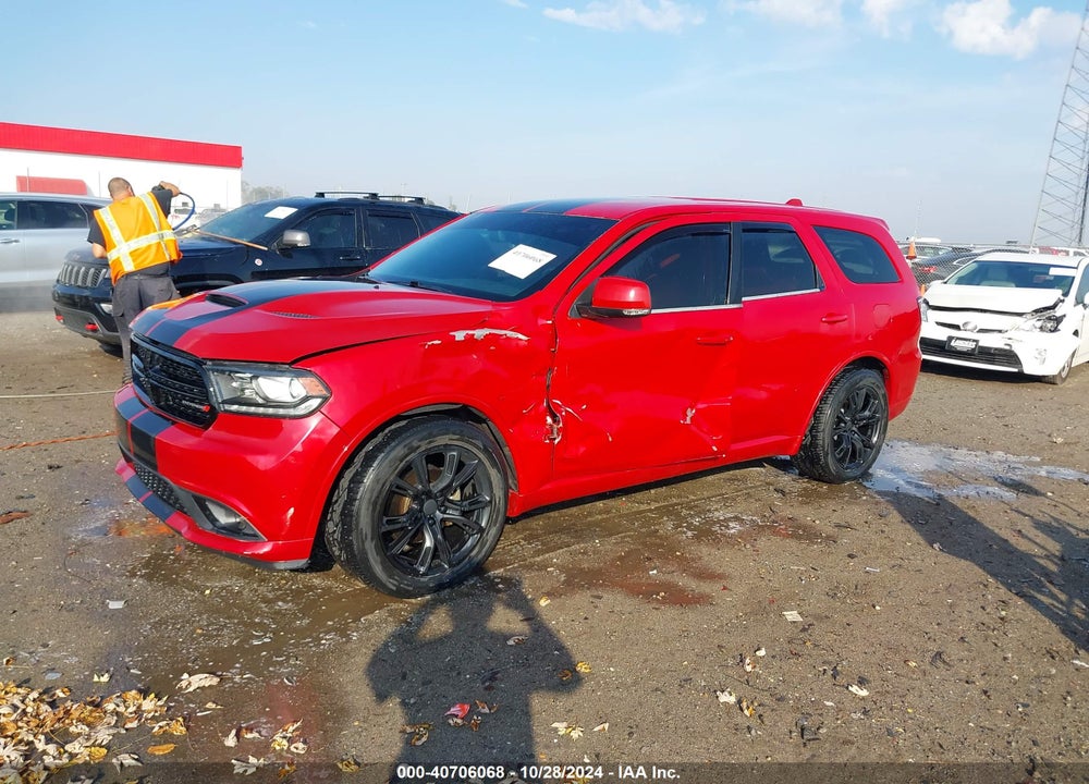 2016 DODGE DURANGO SXT VIN: 1C4RDHAG6GC502591