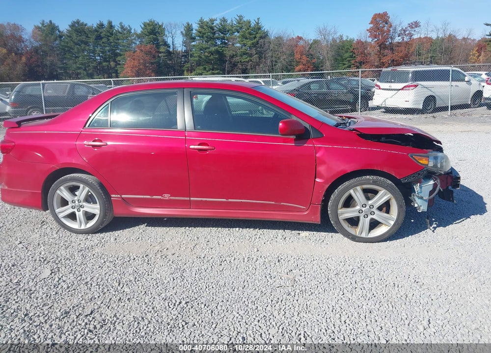 2013 TOYOTA COROLLA S VIN: 2T1BU4EE1DC106672